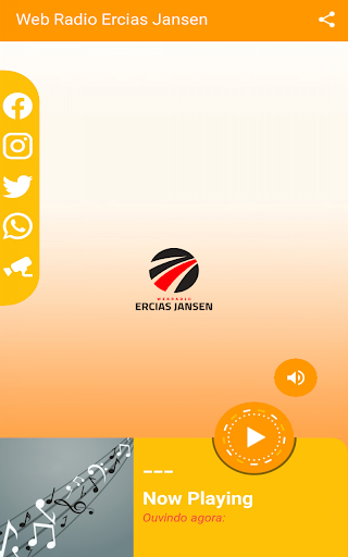 Android application Web Rádio Ercias Jansen screenshort