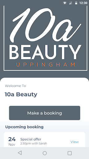 Android application 10a Beauty screenshort