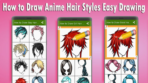 Download How to Draw Hair - Anime Hair Drawing Tutorial Free for Android -  How to Draw Hair - Anime Hair Drawing Tutorial APK Download 