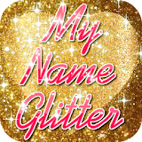 Glitter Name Live Wallpaper icon