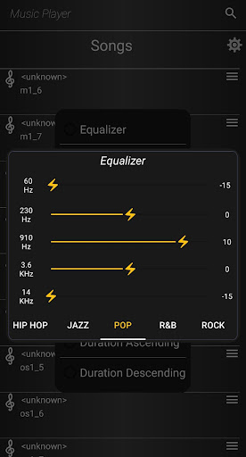 Android application Music Player screenshort