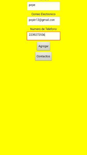 AgendaMIE Screen 2