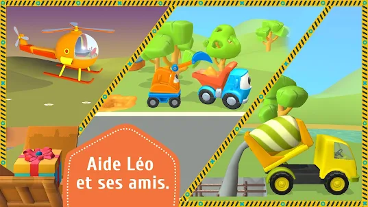 Léo et voitures : jeux enfant