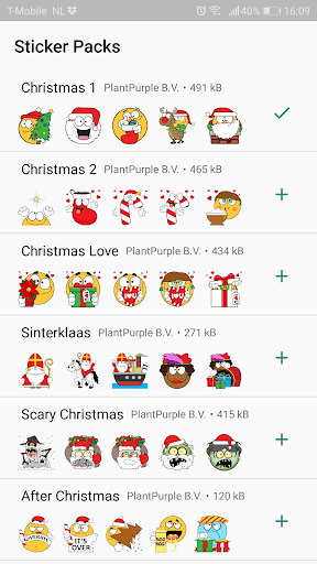 Android application Emojidom Christmas & New Year screenshort