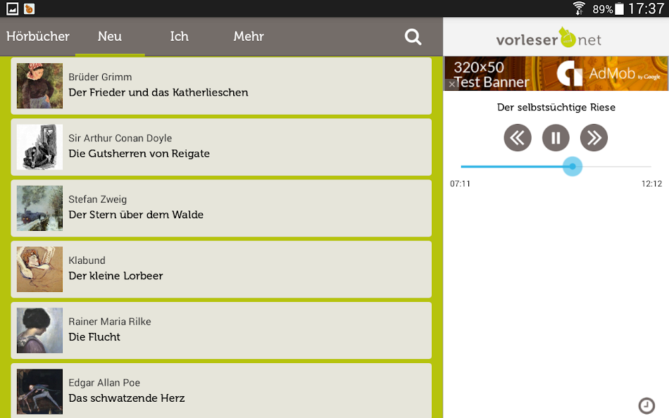 #9. vorleser.net (Android) 由: publishAir UG (haftungsbeschränkt)