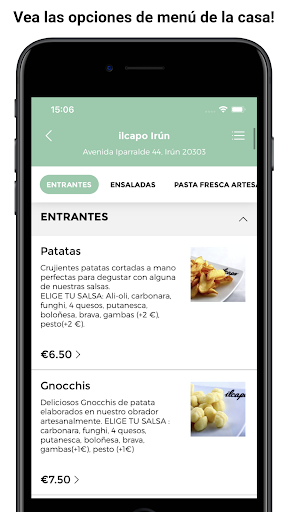 Ilcapo App Screen 2