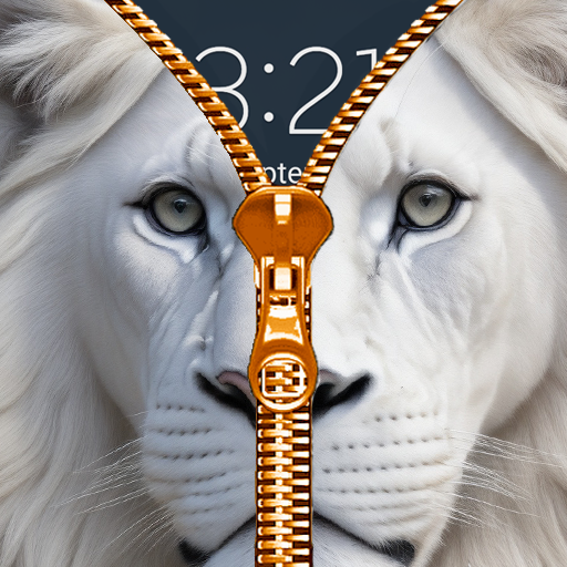 Wild Kitty Zipper Lock Screen 4.7 Icon