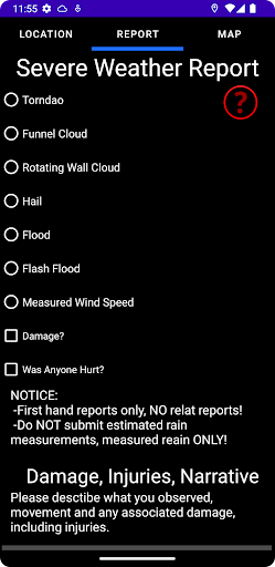 Spotter Location Screen 2