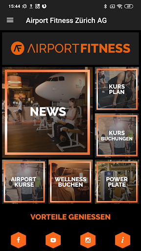 Airport Fitness Zürich Screen 3