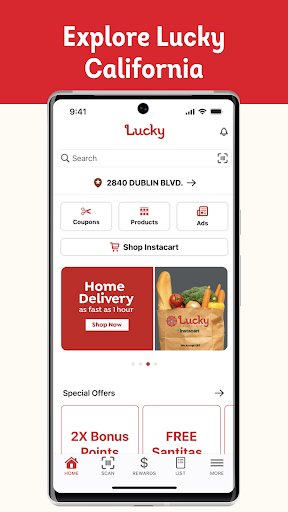 Android application Lucky Supermarkets screenshort