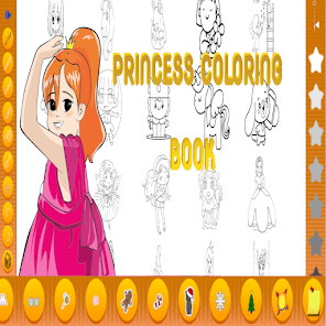 Coloring Game Princess Paint 1.0.2 APK + Мод (Unlimited money) за Android
