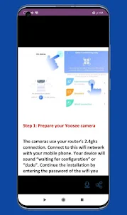 Yoosee WiFi Camera Guide