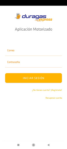 Android application DuragasExpress Repartidor screenshort