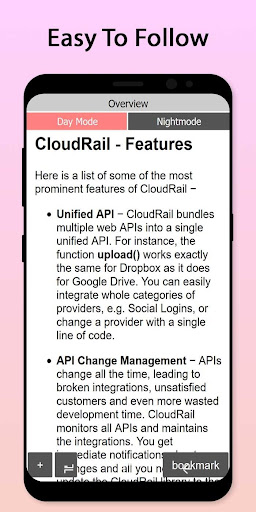 Easy CloudRail Tutorial Screen 3