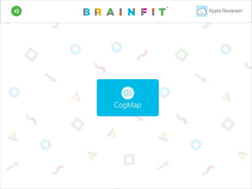 Android application BrainFit CognitiveMAP screenshort