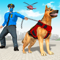 US Police Dog: Bank Robbery Crime Shooting Game