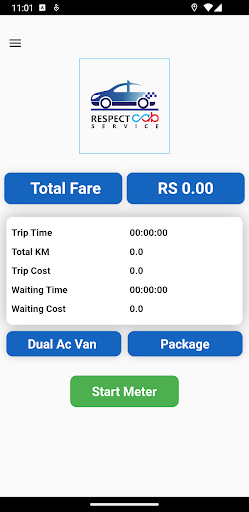 Respect Cab Service Screen 2