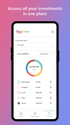 Android application OneRagtime screenshort