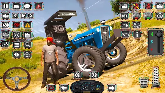 Tractor Farming Truck Driving