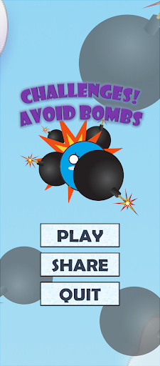Android application Challenges: Avoid Bombs screenshort