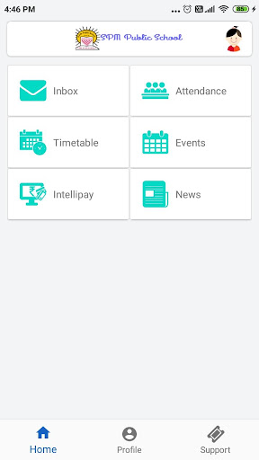 Android application S.P.M. Public School, Pune screenshort