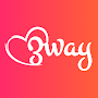 3way: Dreier-Dating, Flirt-App