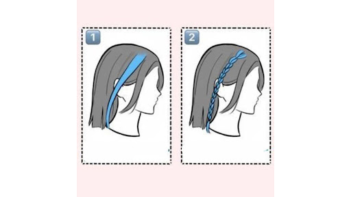 Android application Short hair hairstyles screenshort
