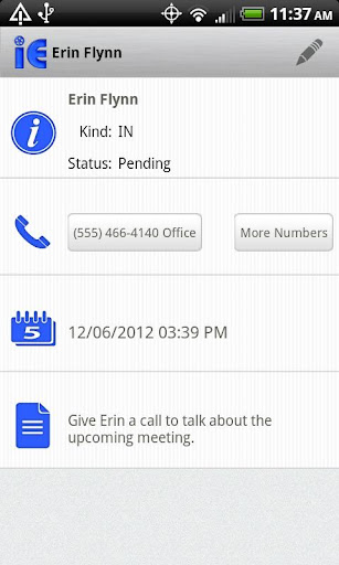 iE Mobile Screen 2