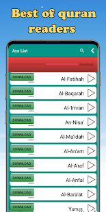 Listen to best of Quran Readers 1.1.6 APK screenshots 4