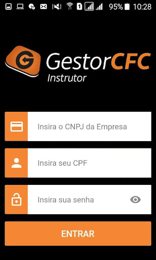 Android application GestorCFC Instrutor screenshort