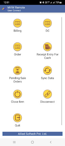 MediVision MVW SalesmanConnect Screen 2