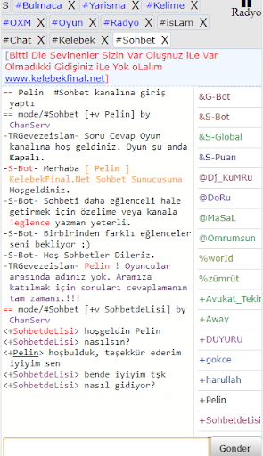 KelebekFinal - Mobil Sohbet Screen 2