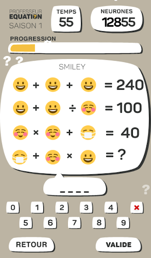 Professeur Equation - Jeux de