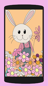 Cute Bunny Easter Wallpaper