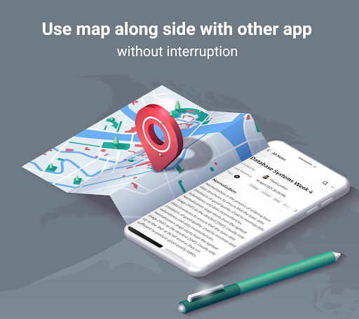 Floating Navigation & Map Screen 2