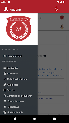 Android application Colégio Madre Tereza screenshort