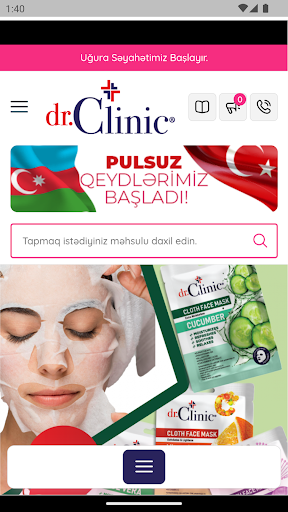 Android application dr.Clinic AZ screenshort