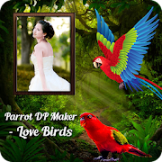 Parrot DP Maker – Love Birds