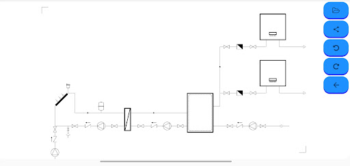 Hydraulic schemes Screen 3