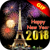 Happy New Year GIF 2018 - Unique New Year GIF icon