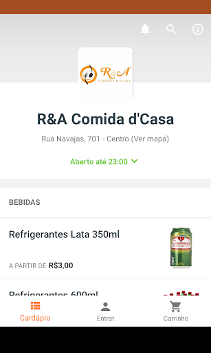 R&A Comida dCasa Screen 2