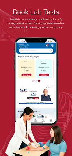 Android application AMPATH Labs - Blood Test screenshort