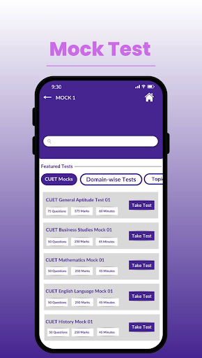 Prepify Mocks- CUET Mocks Screen 3