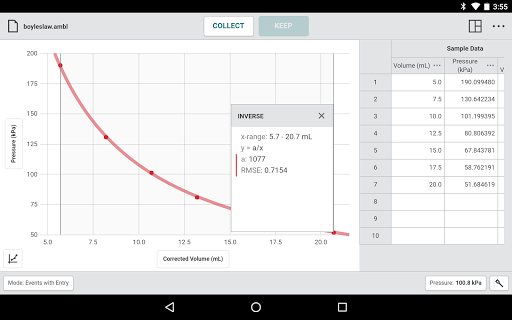 Screenshot of Graphical Analysis