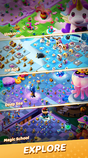 Merge Fairy Tales - Merge Game - Puzzle - games