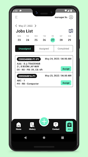 Android application GreenwayEnv screenshort