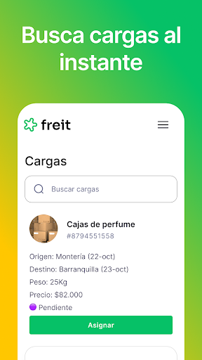 Freit: Logística urbana simple Screen 3