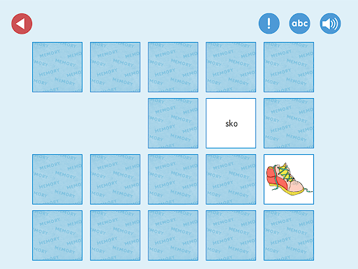 ABC-klubben: ABC-memo Screenshot