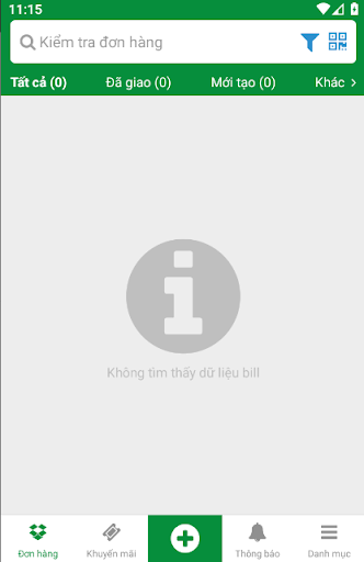 Android application VANMINH Express screenshort