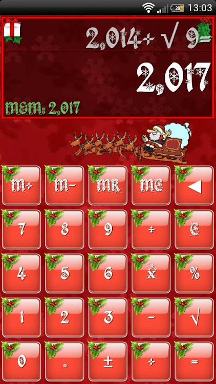 SCalc theme Christmas - 1.05 - (Android)
